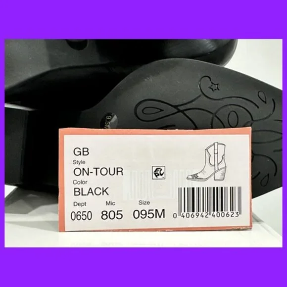 Gianni Bini ON TOUR Western Cowboy Metal Toe Booties (NEW) - Picture 8 of 8